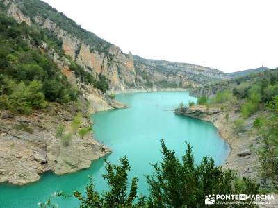 Montfalcó,Mont-rebei-Noguera Ribagorzana-Semana Santa; puente de diciembre bosque de oma